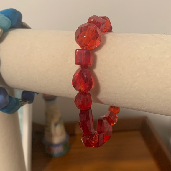 Hand Crafted Jewelry - Red Bracelet